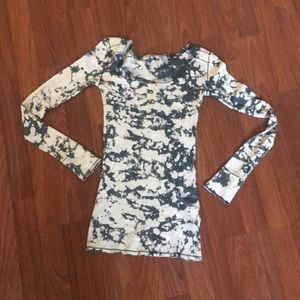 Small Miss Me long sleeve wing top
